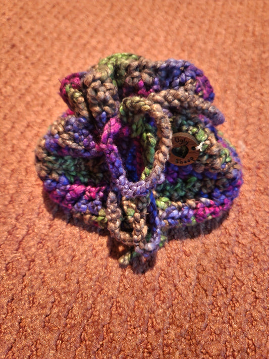 Dice Bag with Draw String Crocheted in the USA