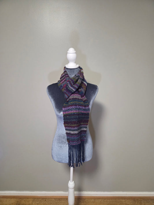 Twill Scarf From Handspun Yarn