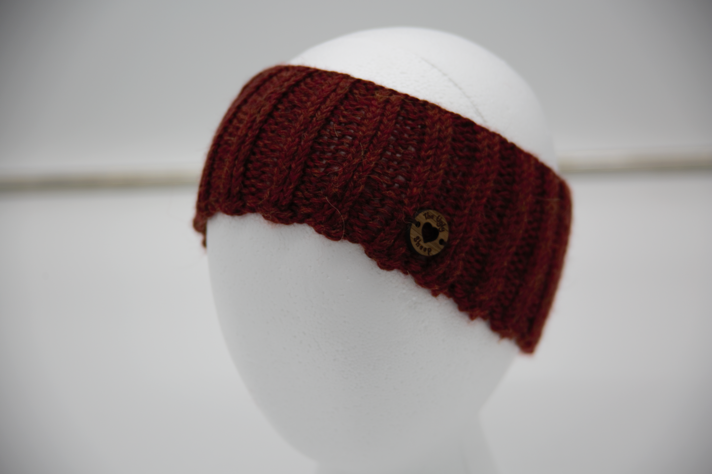 Ear Warmer Hand Knit Alpaca Made in the USA